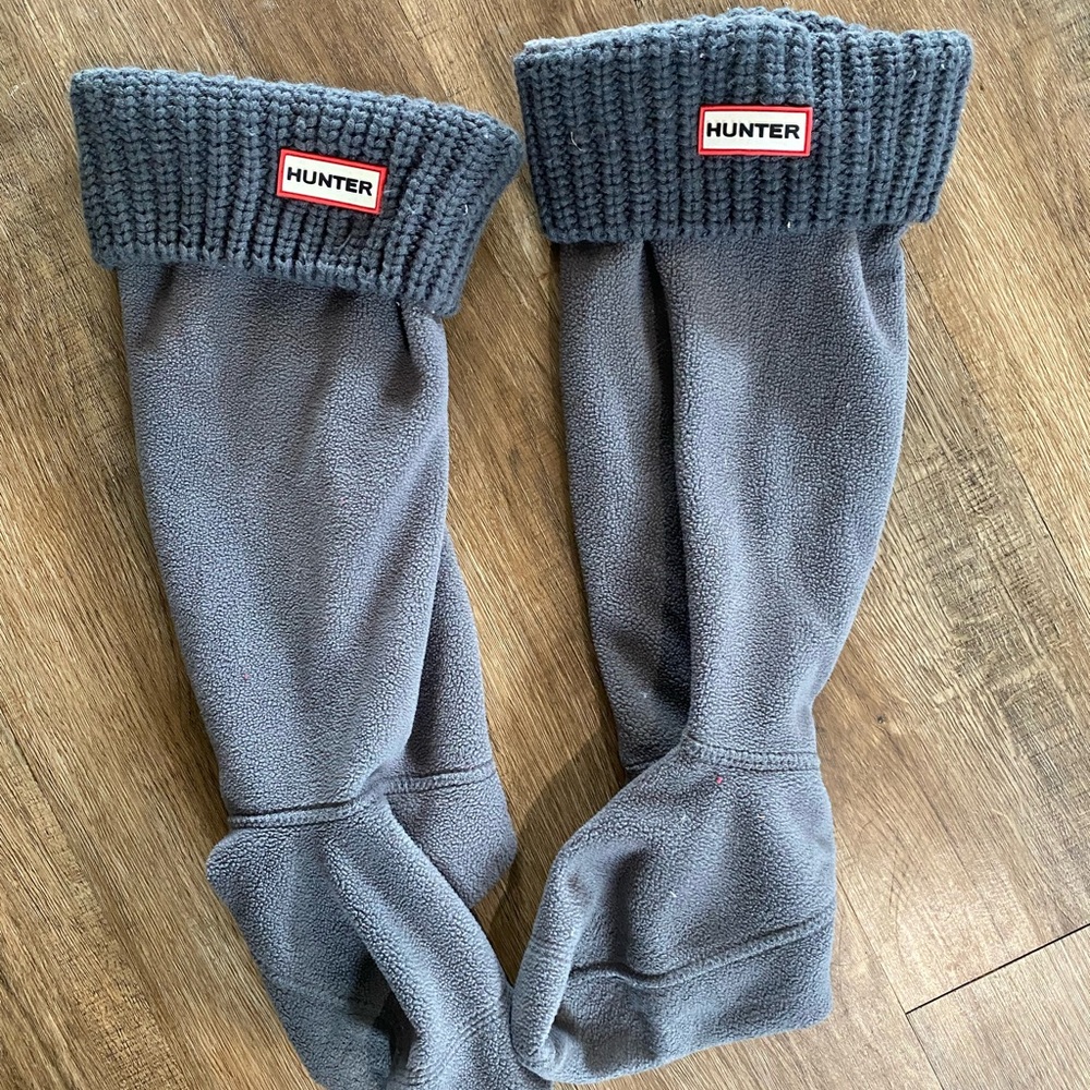 Hunter Charcoal Fleece Boot Liners